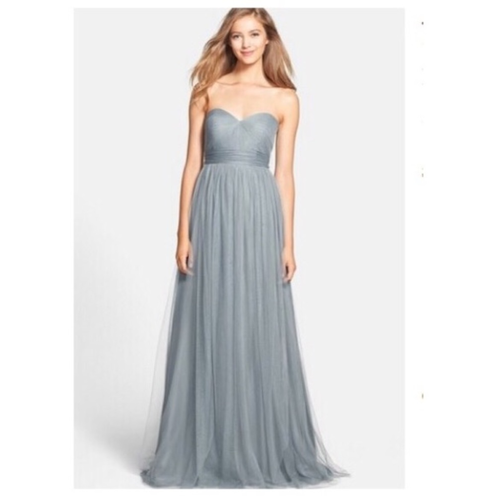 Jenny Yoo Annabelle Tulle Dress - Mayan Blue 4